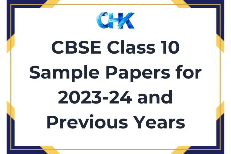 CBSE Class 12 sample papers