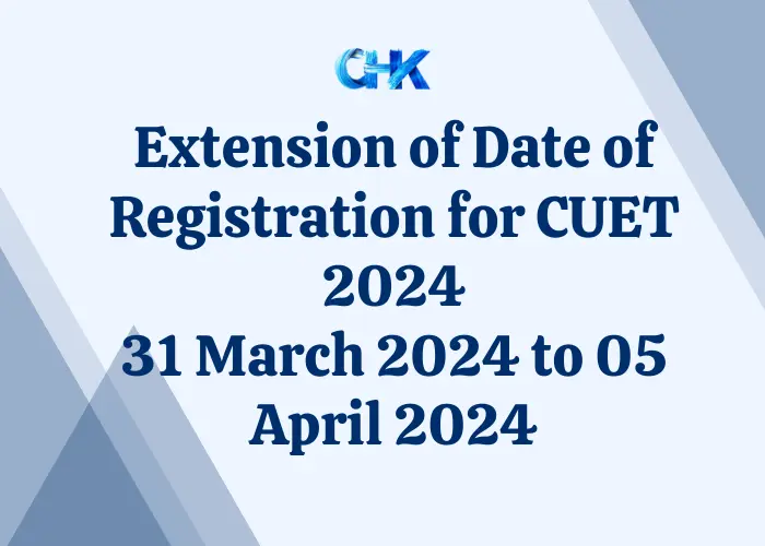 Registration for CUET 2024