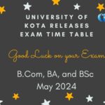 Examination Time Table 2024