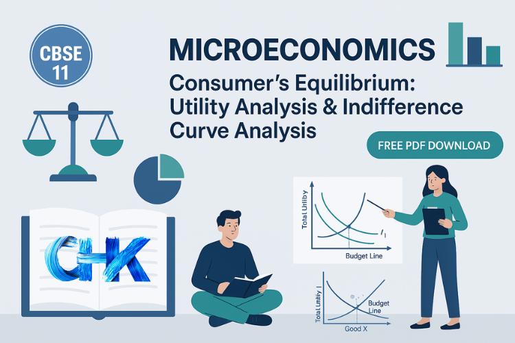Utility Analysis & Indifference Curve Analysis NCERT Solutions