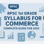 RPSC 1st Grade Syllabus for Commerce