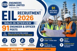 Engineers India Limited Recruitment 2026